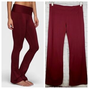 Prana Women's Boot Cut Pants in Burgundy